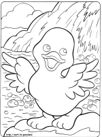 A coloring page of my little pony